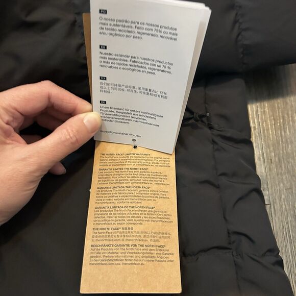 The North Face Women Gotham Jacket Black Size XXL 600 Fill Warm Puffer Coat - Picture 5 of 15